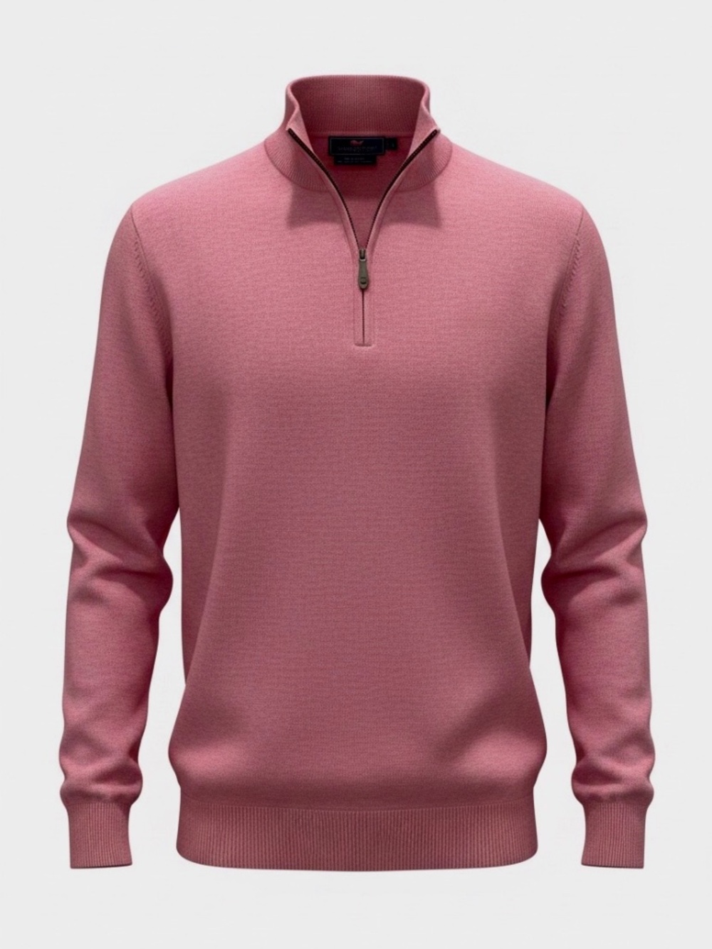 Vineyard Vines Men's Cashmere Quarter-Zip Sweater Large
